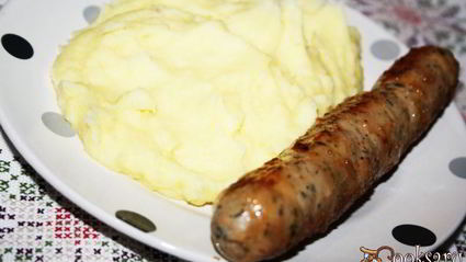 картофельное пюре с плавленым сыром и топленым сливочным маслом невесомость