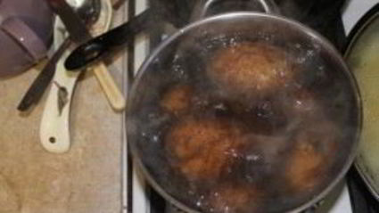 картофельное пюре со свининой