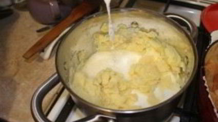 картофельное пюре со свининой