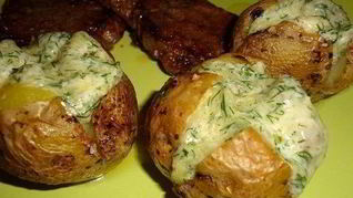 Картофельный гарнир в духовке