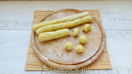 картофельные ньокки с базиликом