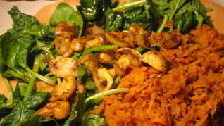 Хрустящий гарнир из батата