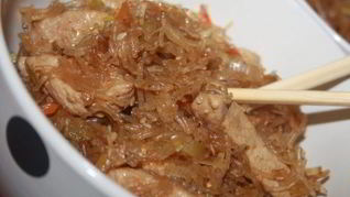 Китайская лапша со свининой