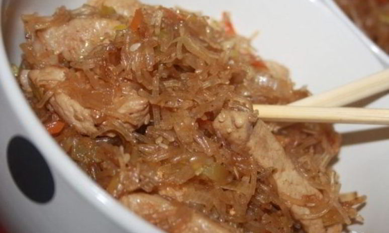 Рецепт китайской лапши со свининой