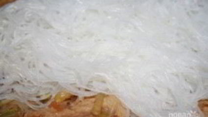 китайская лапша со свининой