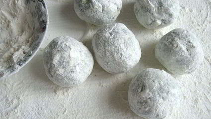 клецки со шпинатом и сыром