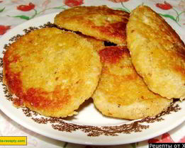 Гороховые котлеты с чесноком