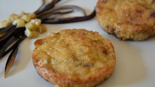 Котлетки из баклажана с киноа