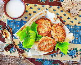 Котлетки из индейки с маком