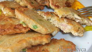 Котлетки из консервы тунца