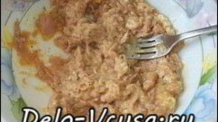 котлетки из консервы тунца