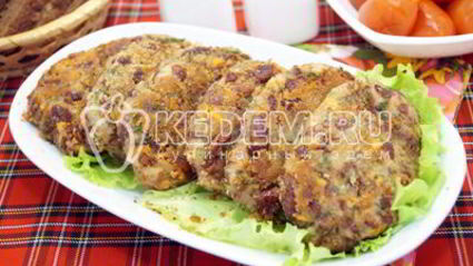 котлеты из фасоли