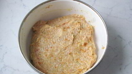 котлеты из индейки с рисом и морковью