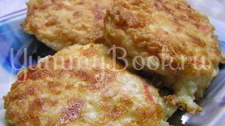 Котлеты из крабовых палочек