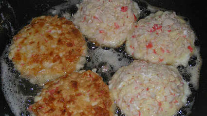 котлеты из крабовых палочек