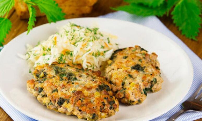 Рецепт котлет из молодой крапивы