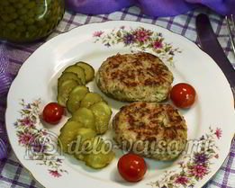 Котлеты из рыбных консервов