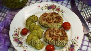 Котлеты из рыбных консервов