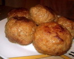 Котлеты из свинины и говядины с карри