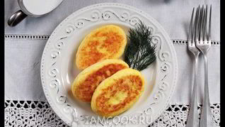Котлеты картофельные с сыром