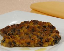 Котлеты кукурузные с черносливом