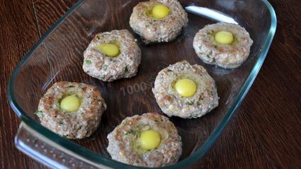 котлеты павлиний глаз с перепелиными яйцами
