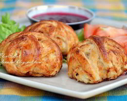 Куриные котлетки Клубочки