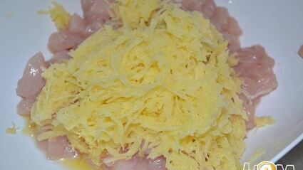 куриные котлеты с овощами