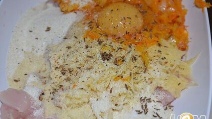 куриные котлеты с овощами