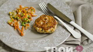 Куриные котлеты с овсянкой