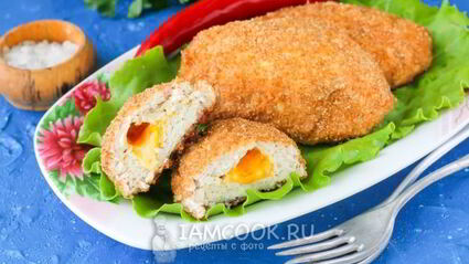 куриные котлеты с сыром в духовке