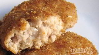 Мясные котлеты без яиц