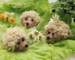 Паровые котлеты Ежики