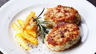 Постные рыбные котлеты