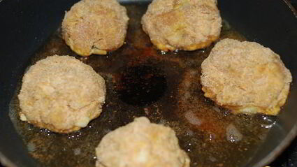 рубленые котлеты с сыром