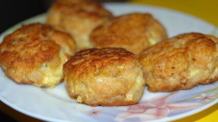 рубленые котлеты с сыром