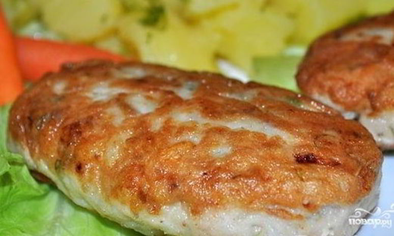 Рецепт рыбных котлет без яиц