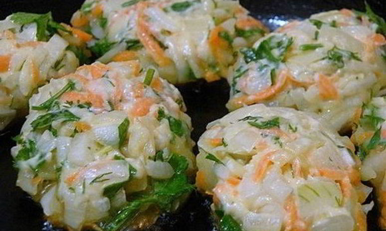 Рецепт вегетарианских луковых котлет