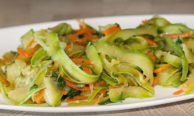 Рецепт лапши из кабачков