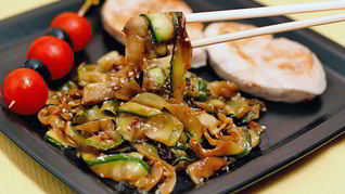 Лапша из цуккини