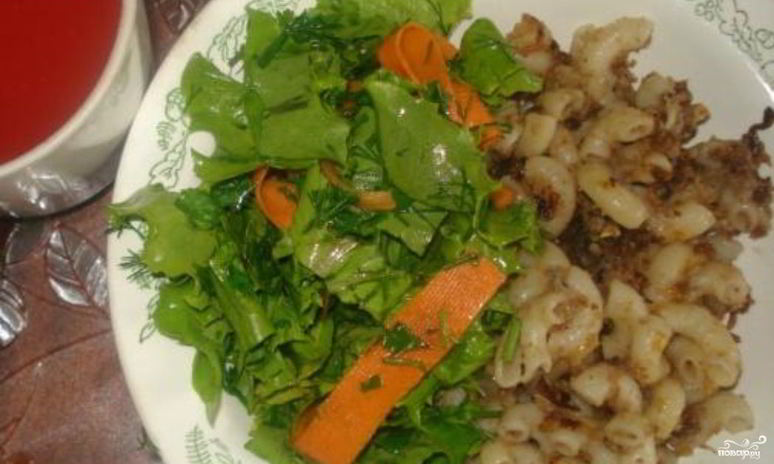 Рецепт лапши по-флотски