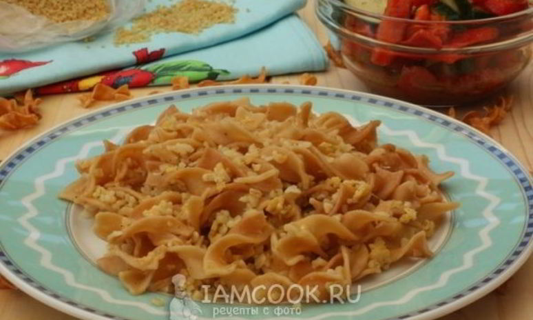 Рецепт лапши с булгуром по-арамейски