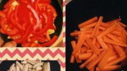 лапша со свининой в соусе терияки