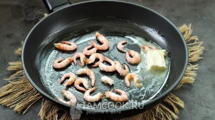 лапша удон с креветками