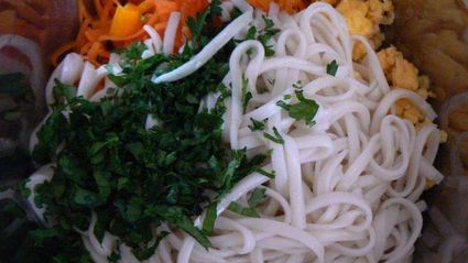 лапша удон с курицей