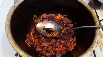 лапша вок с говядиной и овощами