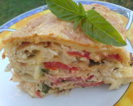 Блинная лазанья