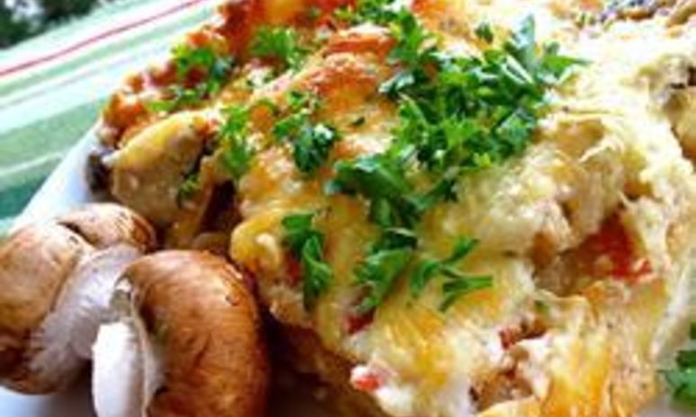 Рецепт грибной лазанья