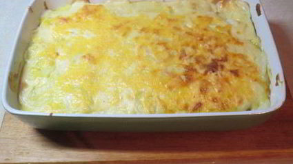 картофельная лазанья с грибами