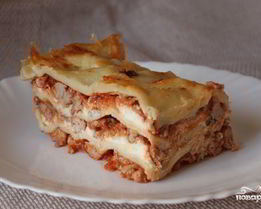 Лазанья без соуса Бешамель